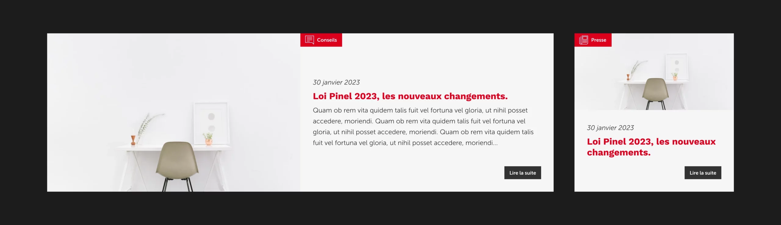 UX/UI design module finalisé site Fonta