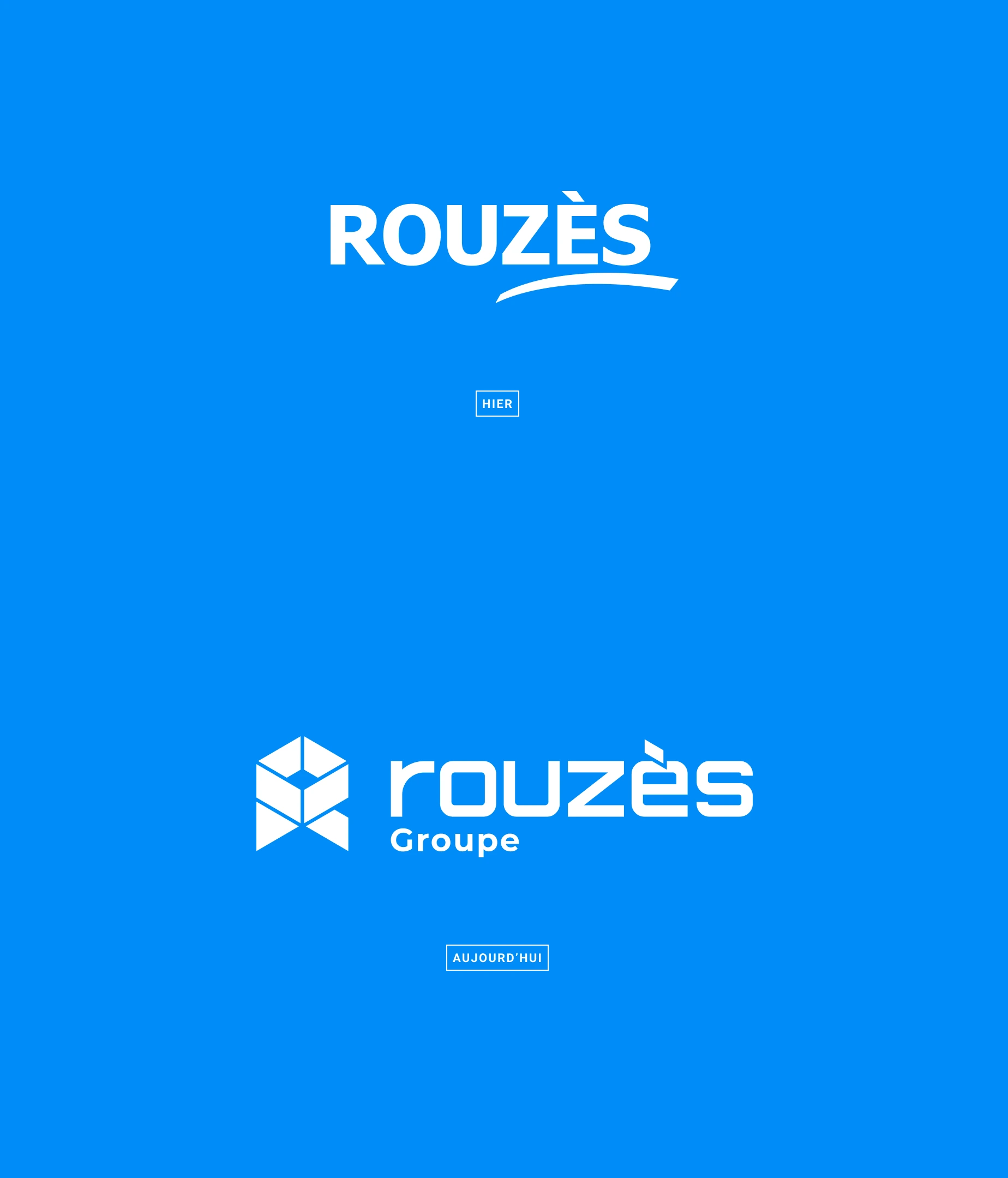 Rebranding logo Rouzès groupe