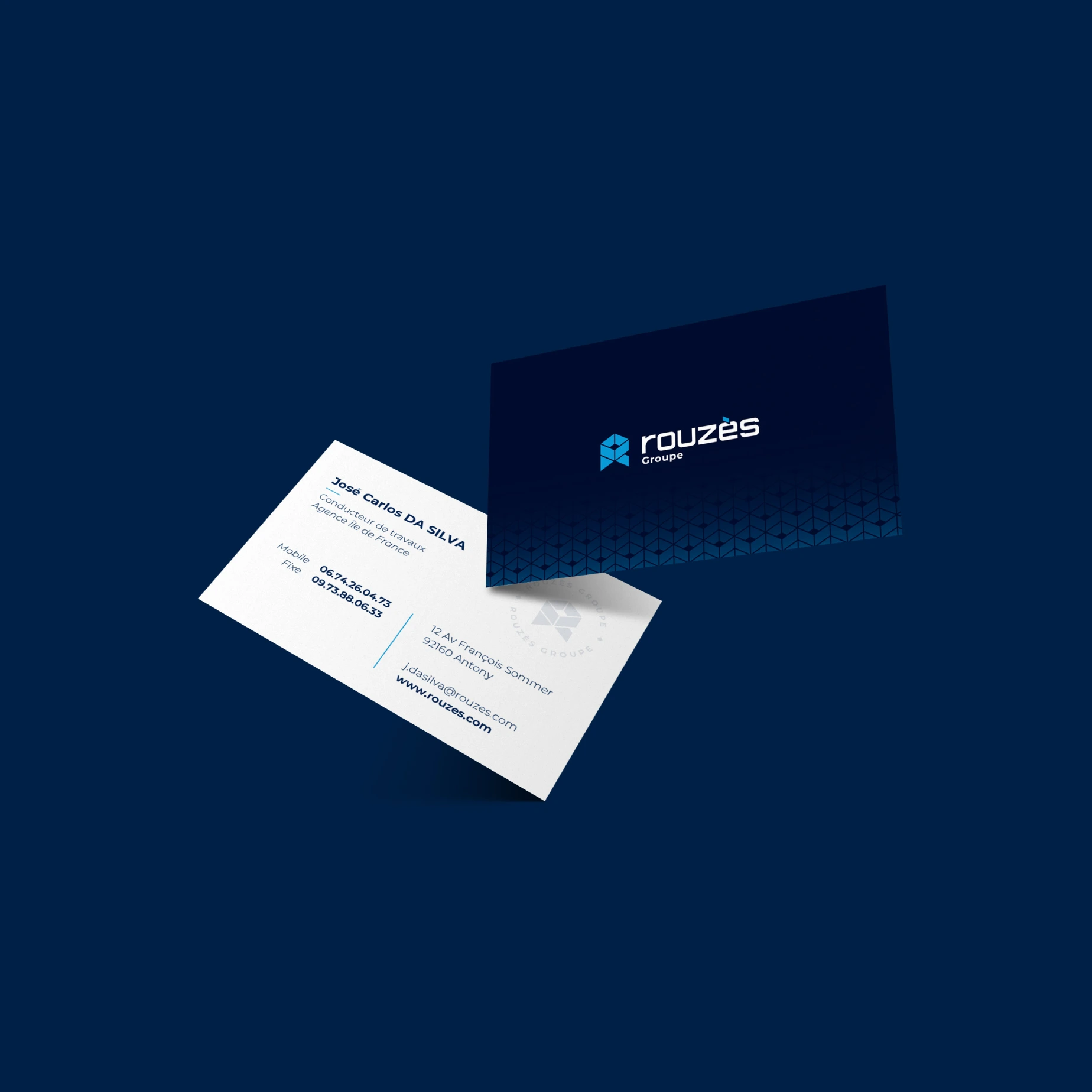 Carte de visite pour Rouzès groupe