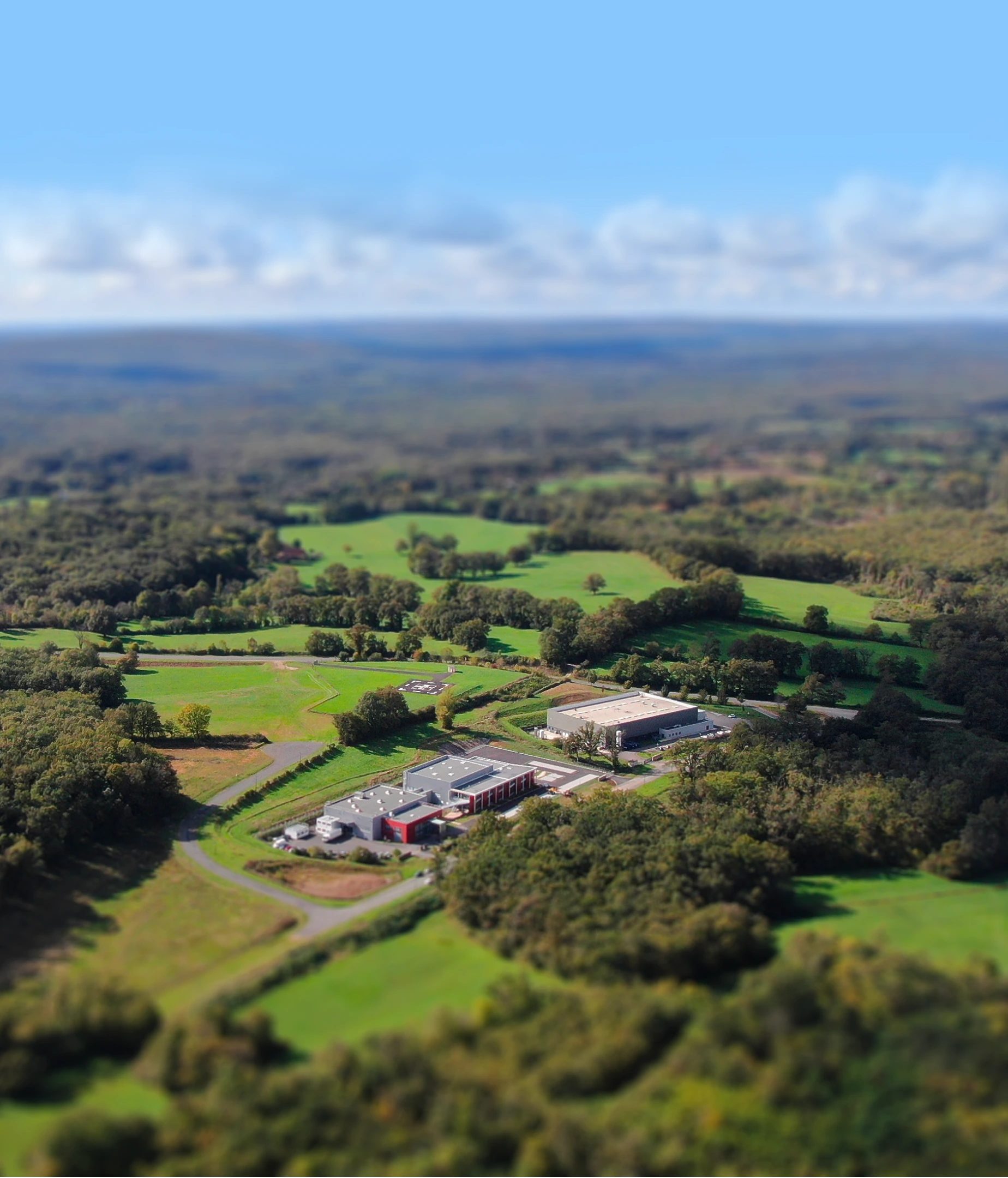 Vue aérienne de Whylot